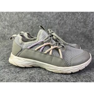 Vionic Zeliya Sneakers Womens 6 Grey Mesh Lace Up Walking Shoes Orthotic Support